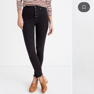 Madewell high-rise or black denim 27